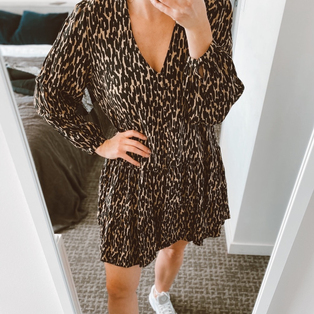 Printed Mini Dress from Zara - Size Small